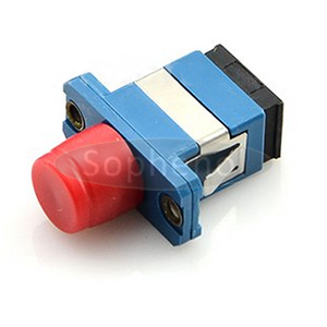 FC-SC Singlemode Simplex Plastic Fiber Optic Adapter