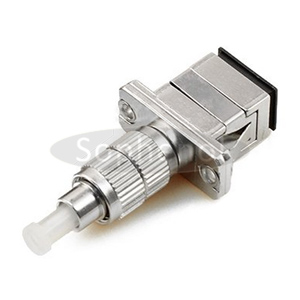 SC Female-FC Male Singlemode Simplex Fiber Optic Adapter