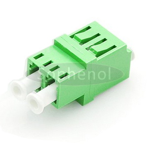 LC APC-LC APC Singlemode Duplex Standard Type Plastic Fiber Optic Adapter