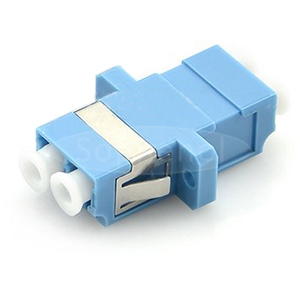 LC-LC Singlemode Duplex SC Type With Flange Plastic Fiber Optic Adapter