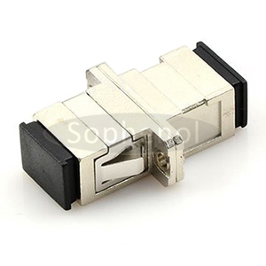 SC-SC Multimode Simplex Metal Fiber Optic Adapter