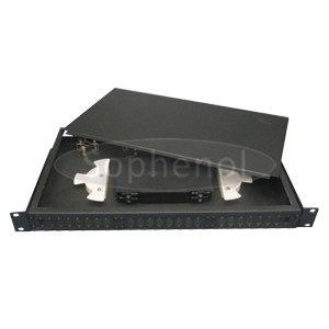 1U Fixed Fiber Optic Patch Panel, LC/SC/ST/FC Ports Available