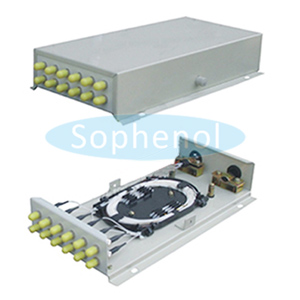 Fiber Optic Termination Box 12 Ports ST Simplex Type
