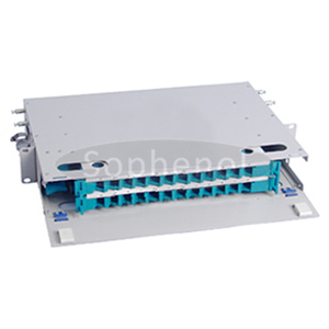 24 Fibers ODF Rack Mount Distribution Box with 2 Tray 12F Splice