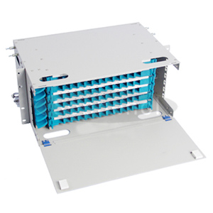 72 Fibers ODF Rack Mount Distribution Box with 6 Tray 12F Splice