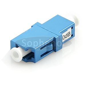 LC Singlemode Fixed Flanged Fiber Optic Attenuator Female to Female 1~25dB Optional