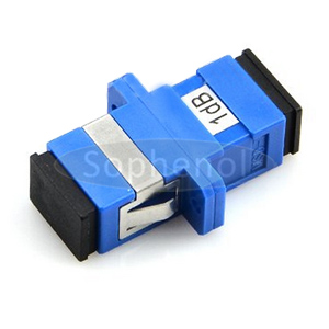 SC Singlemode Fixed Flanged Fiber Optic Attenuator Female to Female 1~25dB Optional