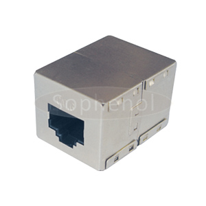 CAT6 STP Inline Coupler RJ45-RJ45 Block Type