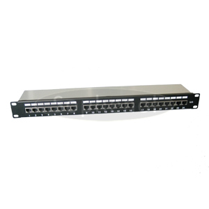 CAT5E FTP 24 Ports Patch Panel, Krone IDC