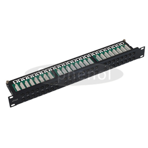 CAT5E UTP High Density 48 Ports Patch Panel, 110 IDC, Horizontal Punch Down