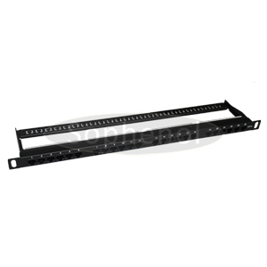 0.5U - CAT6 UTP High Density 24 Ports Patch Panel Horizontal Punch Down