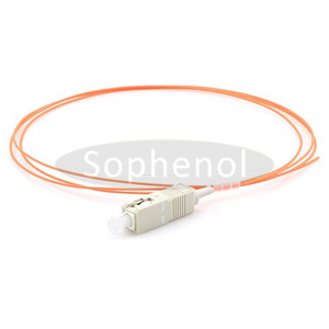 SC Simplex Multimode 62.5/125um Fiber Optic Pigtail