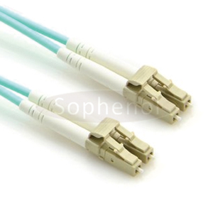 LC - LC OM3 10G 50/125 Duplex Multimode OFNR Fiber Patch Cable