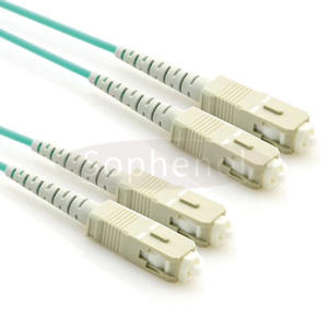 SC - SC OM3 10G 50/125 Duplex Multimode OFNR Fiber Patch Cable