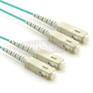 SC - SC OM3 10G 50/125 Duplex Multimode OFNR Fiber Patch Cable