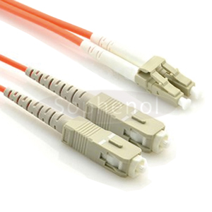 SC - LC 62.5/125 OM1 Duplex Multimode OFNR Fiber Patch Cable