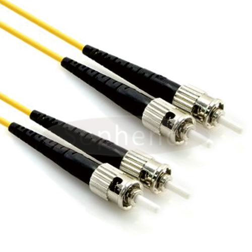 ST - ST 9/125 OS2 Duplex Singlemode PVC Fiber Patch Cable